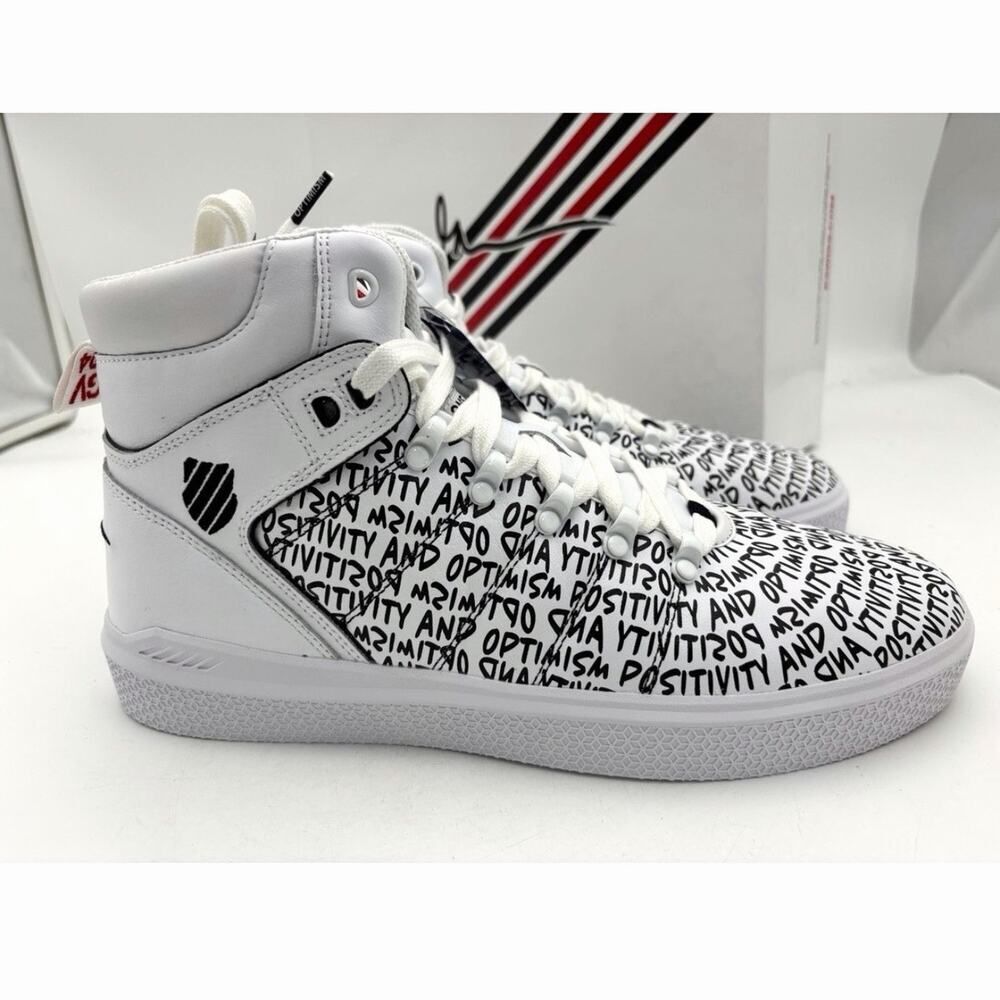 K-Swiss Gary Vee 004 Positivity Optimism White Sneakers Women’s Size US 8 / UK 7